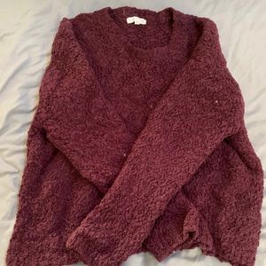 LA Hearts purple sweater